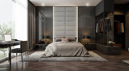 Thiết kế nội thất phòng ngủ - Công Ty TNHH Xây Dựng Dấu Ấn Việt