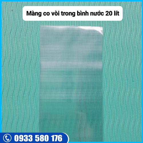 Màng co vòi trong bình nước 20L