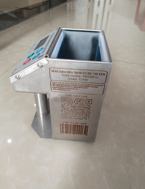 Máy đo độ ẩm hạt mắc ca TD540