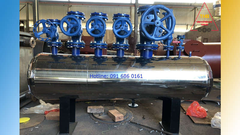 Bình góp hơi dung tích 500L - Lò Hơi Thanh Hóa - Công Ty Cổ Phần Lò Hơi Thanh Hóa