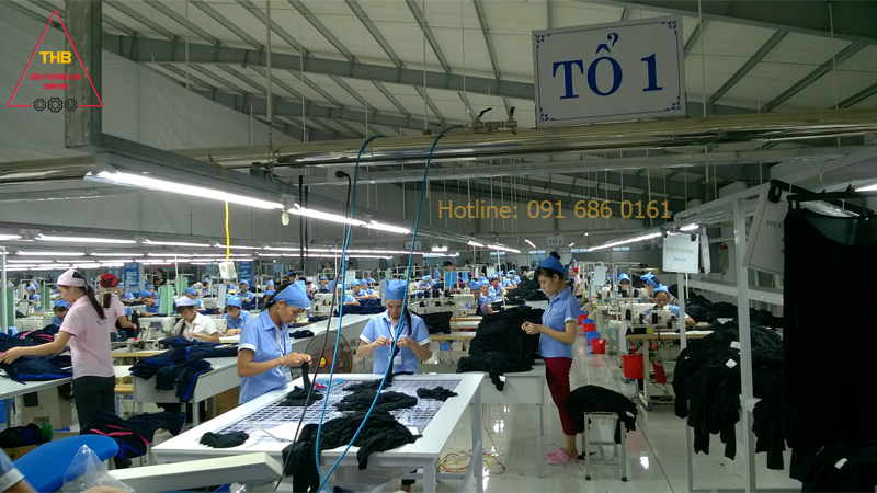 Đường ống cáp hơi dây chuyền may - Lò Hơi Thanh Hóa - Công Ty Cổ Phần Lò Hơi Thanh Hóa