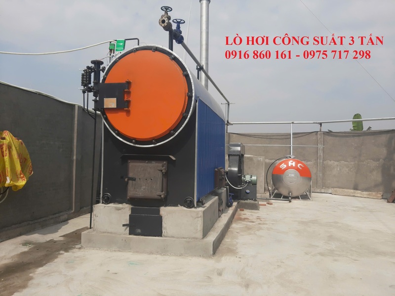Lò hơi công suất 3 tấn hơi/giờ - Lò Hơi Thanh Hóa - Công Ty Cổ Phần Lò Hơi Thanh Hóa