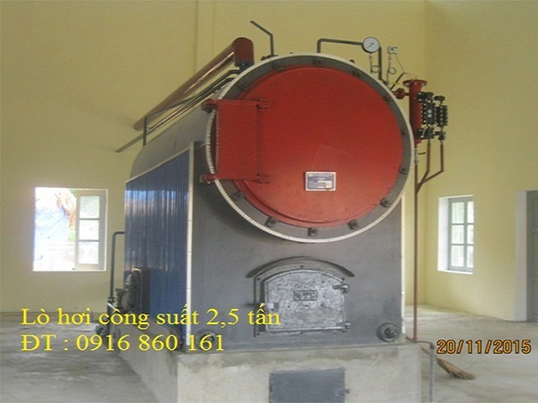 Lò hơi đốt đá nhiên liệu công suất 2.5 tấn hơi/giờ - Lò Hơi Thanh Hóa - Công Ty Cổ Phần Lò Hơi Thanh Hóa