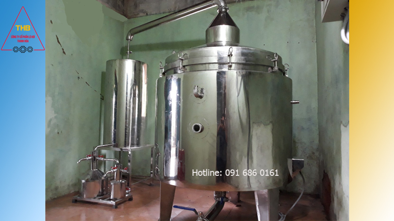 Nồi chưng cất tinh dầu 100L - Lò Hơi Thanh Hóa - Công Ty Cổ Phần Lò Hơi Thanh Hóa