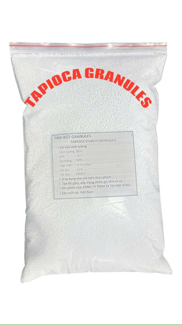 Tinh bột khoai mì hạt Granulated Tapioca Starch