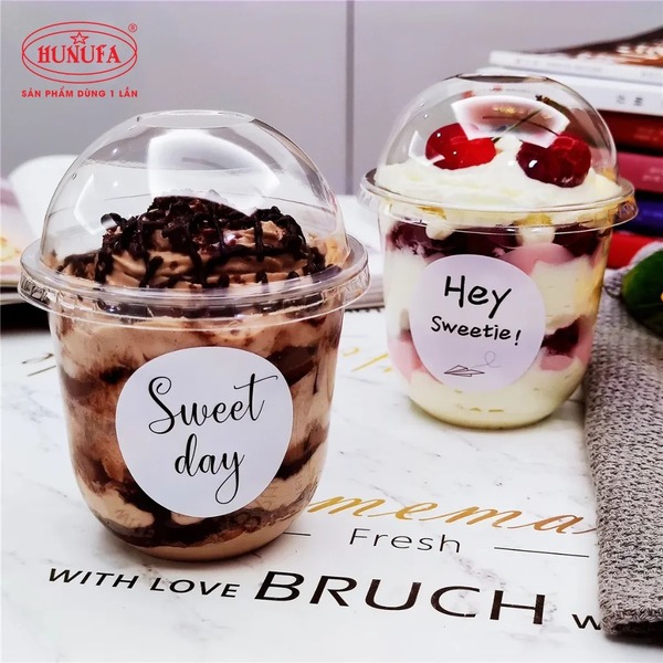 Cốc nhựa đựng bánh tiramisu - Bao Bì Thực Phẩm Dùng 1 Lần Hunufa - Công Ty TNHH Hunufa