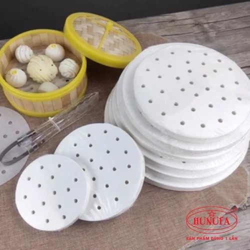 Giấy lót há cảo dim sum - Bao Bì Thực Phẩm Dùng 1 Lần Hunufa - Công Ty TNHH Hunufa