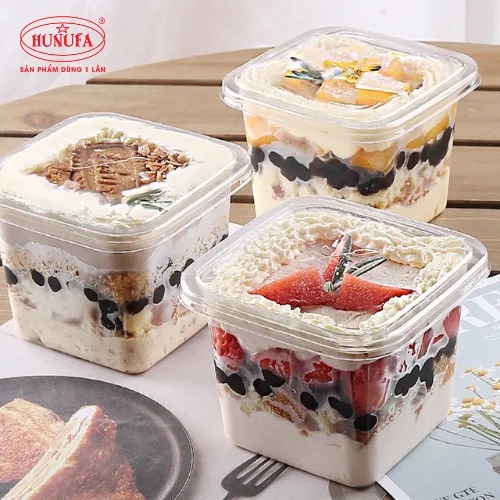 Hộp nhựa đựng bánh ngọt - Bao Bì Thực Phẩm Dùng 1 Lần Hunufa - Công Ty TNHH Hunufa