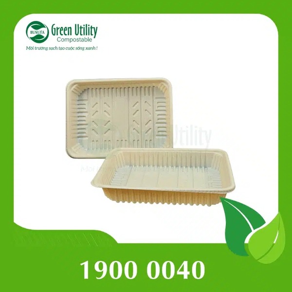 Khay mía sinh học tự hủy - Bao Bì Thực Phẩm Dùng 1 Lần Hunufa - Công Ty TNHH Hunufa