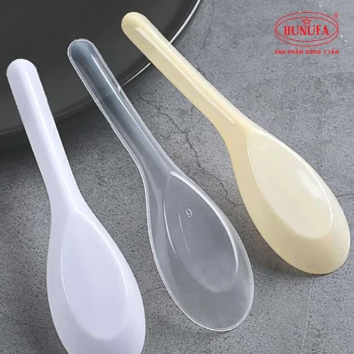 Muỗng nhựa, muỗng trà sữa, muỗng cà phê - Bao Bì Thực Phẩm Dùng 1 Lần Hunufa - Công Ty TNHH Hunufa