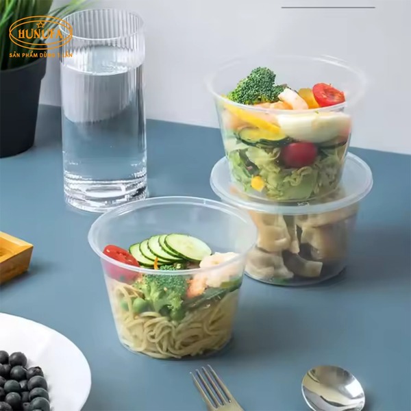 Tô nhựa 1000ml - Bao Bì Thực Phẩm Dùng 1 Lần Hunufa - Công Ty TNHH Hunufa