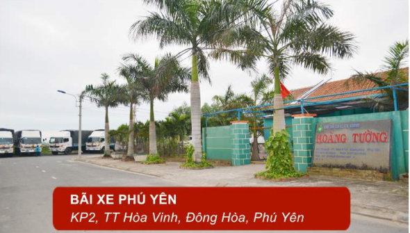 Bãi xe Phú Yên - Vận Tải Hoàng Tường - Công Ty TNHH Hoàng Tường