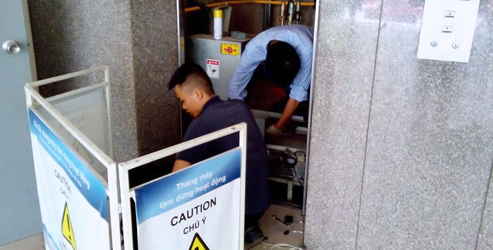 Sửa chữa và bảo trì thang máy