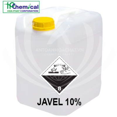 Javel 10% - Hóa Chất Hòa Phát - Công Ty TNHH Kỹ Thuật An Toàn Môi Trường Hòa Phát