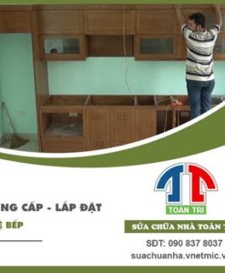 Lắp đặt kệ bếp - Xây Dựng Toàn Lực - Công Ty TNHH Thương Mại Xây Dựng Toàn Lực