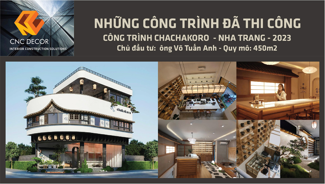 Công trình đã thi công - CNC Decor - Công Ty TNHH MTV Nghệ Thuật CNC