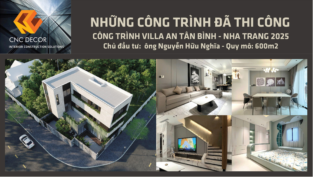 Công trình đã thi công - CNC Decor - Công Ty TNHH MTV Nghệ Thuật CNC