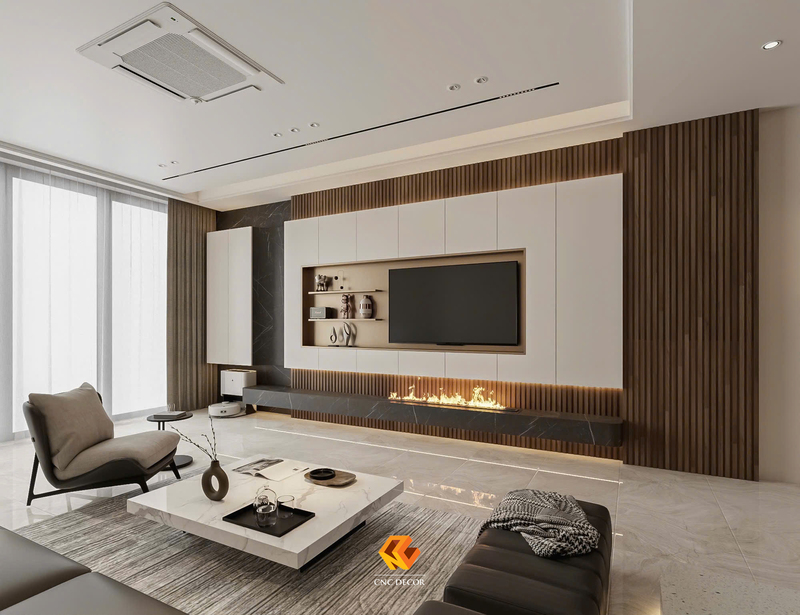 Thiết kế, thi công nội thất Villa - CNC Decor - Công Ty TNHH MTV Nghệ Thuật CNC