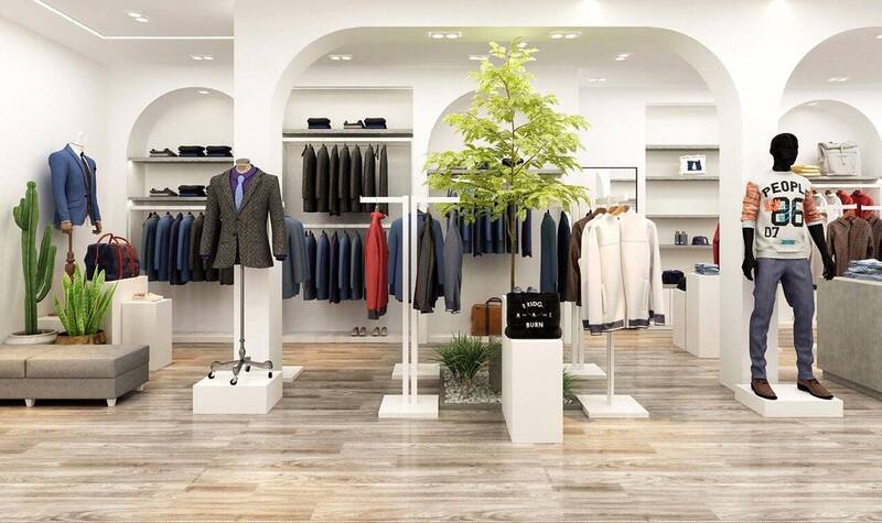 Thiết kế, thi công nội thất cửa hàng thời trang - CNC Decor - Công Ty TNHH MTV Nghệ Thuật CNC