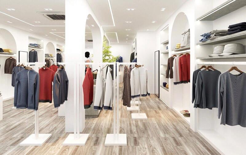 Thiết kế, thi công nội thất cửa hàng thời trang - CNC Decor - Công Ty TNHH MTV Nghệ Thuật CNC