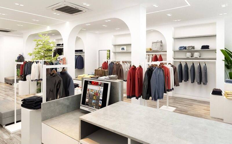 Thiết kế, thi công nội thất cửa hàng thời trang - CNC Decor - Công Ty TNHH MTV Nghệ Thuật CNC