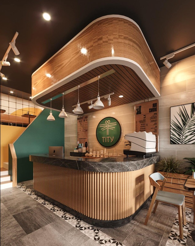 Thiết kế, thi công nội thất quán cà phê - CNC Decor - Công Ty TNHH MTV Nghệ Thuật CNC