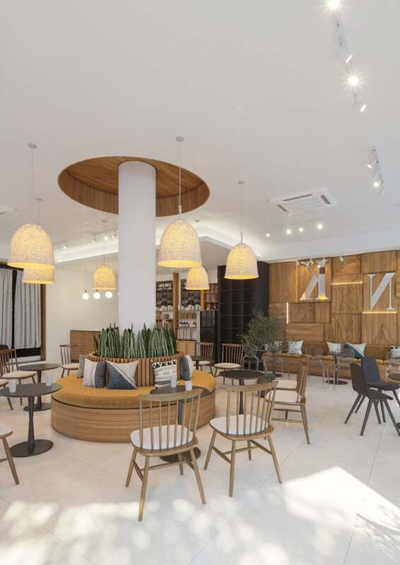 Thiết kế, thi công nội thất quán cà phê - CNC Decor - Công Ty TNHH MTV Nghệ Thuật CNC