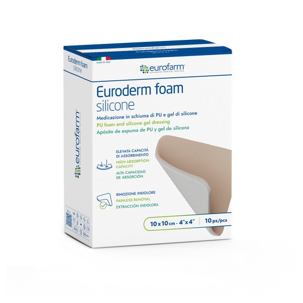 Gạc xốp silicone vô trùng Euroderm