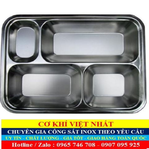 Khay thức ăn inox