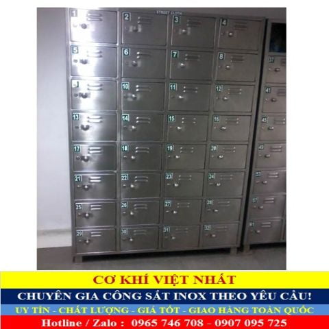 Tủ locker inox