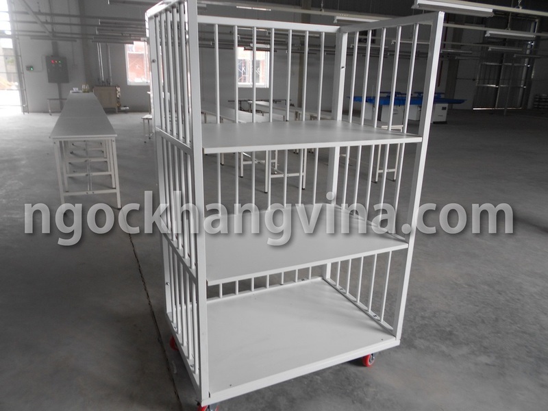 Kệ vải di động đơn