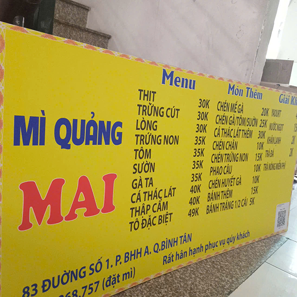 In Decal quảng cáo