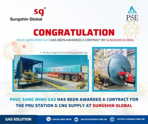 Chuyển đổi nhiên liệu than sang nhiên liệu khí tự nhiên (CNG) - Hệ Thống Gas Phúc Sang Minh - Công Ty Cổ Phần Thương Mại Dịch Vụ Kỹ Thuật Phúc Sang Minh