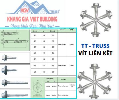 Vật tư TTTRUSS - Thép Mạ Việt TTTRUSS - Công Ty Cổ Phần Xây Dựng Thương Mại Khang Gia Việt