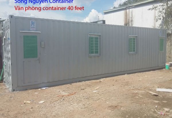 Container văn phòng 40 feet không toilet - Container Song Nguyên - Công Ty TNHH Thương Mại Cơ Khí Song Nguyên