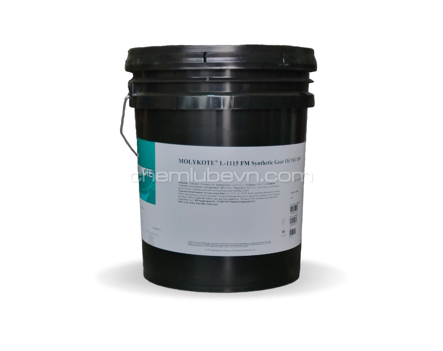 Dầu Molykote L-1115FM - ISO 150 - Dầu Nhớt Chemlube - Công Ty TNHH Chemlube Việt Nam