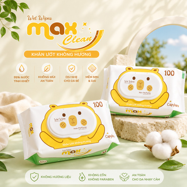 Khăn ướt Max Clean 100 tờ