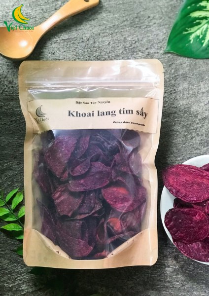 Khoai lang tím sấy