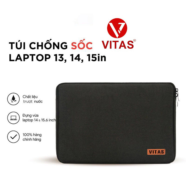 Túi chống sốc laptop CS001 - Balo Vitas - Công Ty TNHH Thương Mại Sản Xuất Túi Xách Minh Tâm