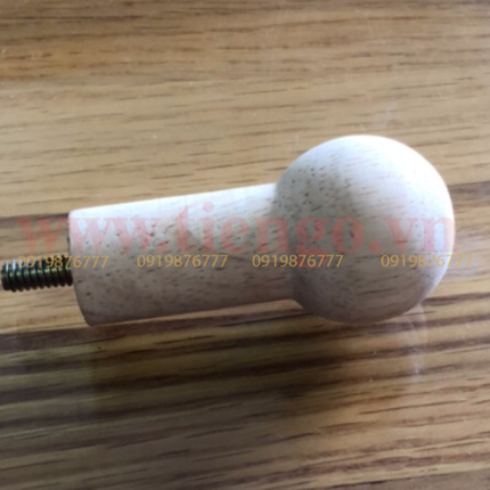 Tay nắm gỗ phi 35x70