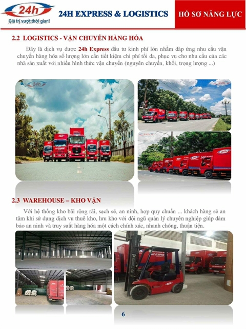 Công Ty Cổ Phần 24h Logistics