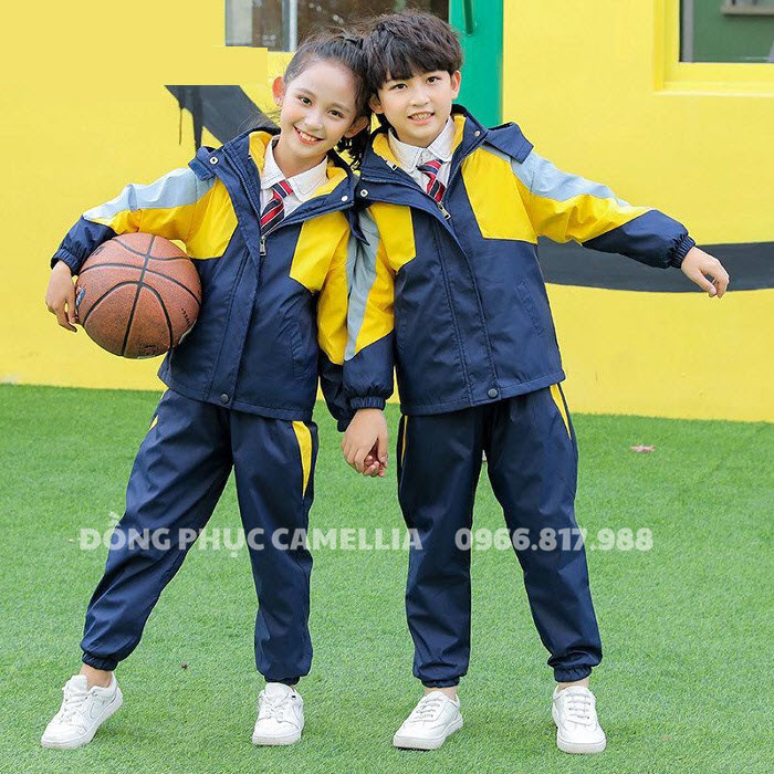 Đồng phục áo khoác gió trẻ em