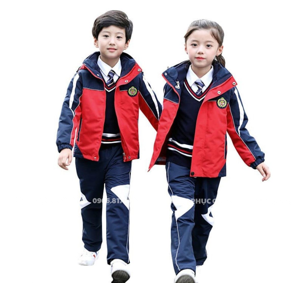 Đồng phục áo khoác gió trẻ em