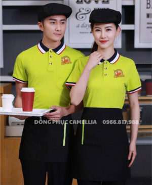 Đồng phục nhà hàng xanh chuối