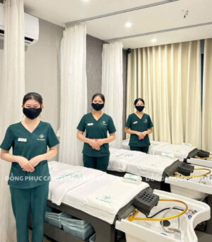 Đồng phục bệnh viên, spa