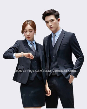 Đồng phục vest nam nữ công sở