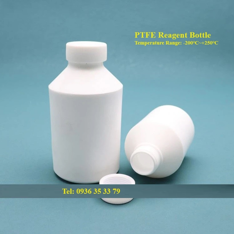 Chai PTFE/ Teflon miệng hẹp dung tích 10ml-20 lít