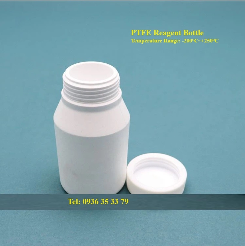 Chai PTFE/ Teflon miệng rộng