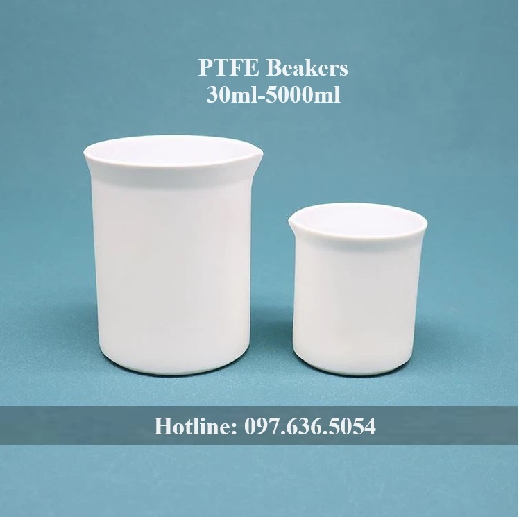Cốc PTFE/Teflon (PTFE Beakers)
