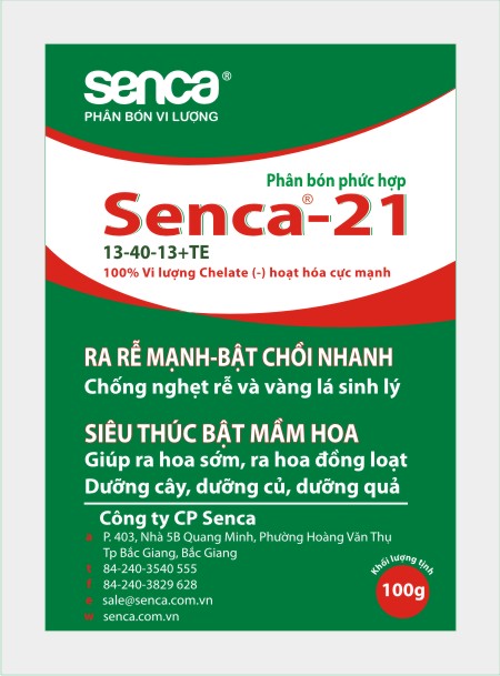 Phân bón lá Senca 21